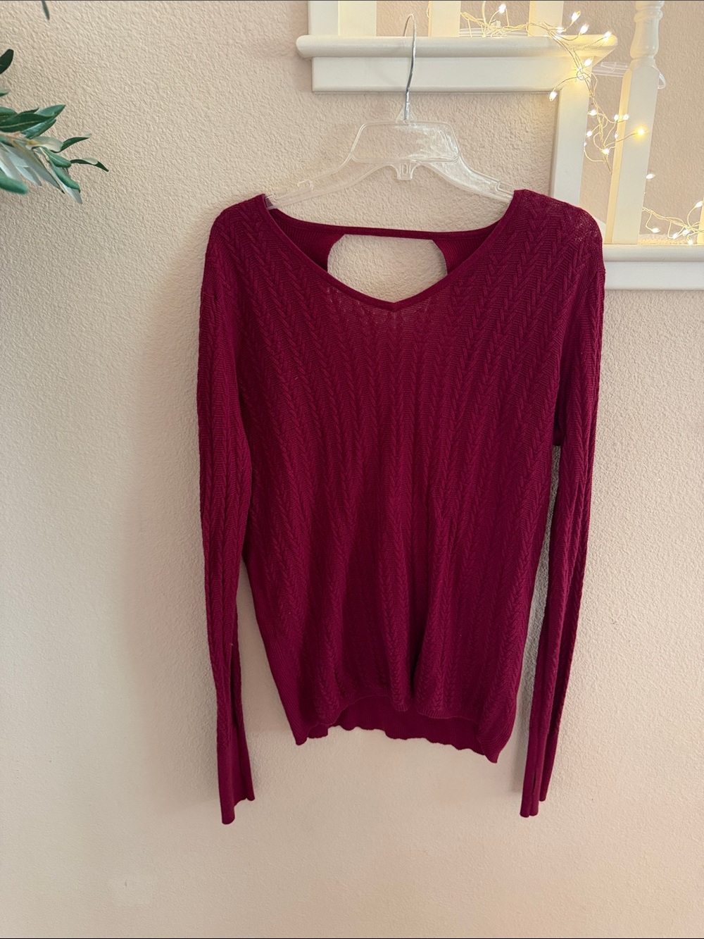 Bloch Long Sleeve Open-Back Sweater